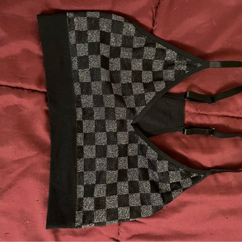 Victoria’s Secret Sport NWT size Medium Checkered Sportsbra